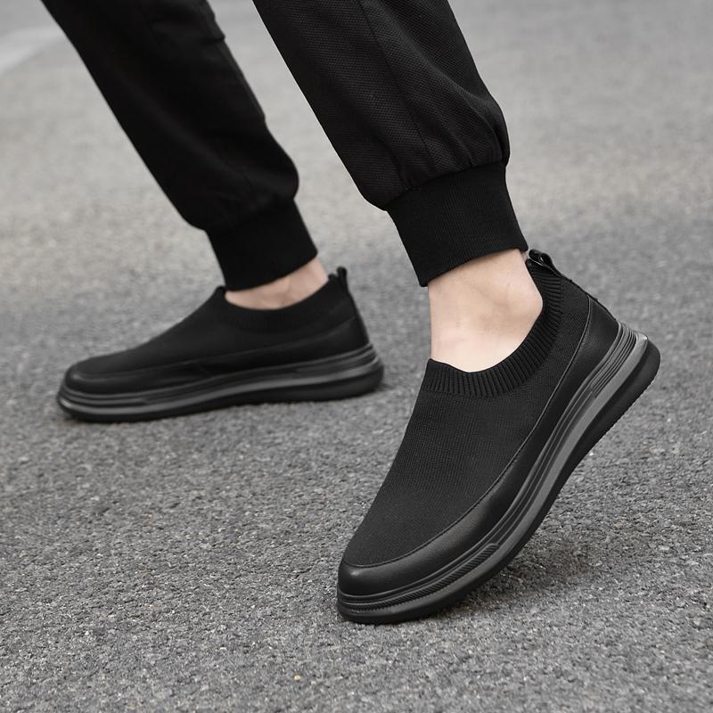 Prodyšné pánské tenisky Stylové pánské lehké boty pro volný čas Vysoce kvalitní pánské slip-on boty Outdoor Pánské Pohodlné ploché