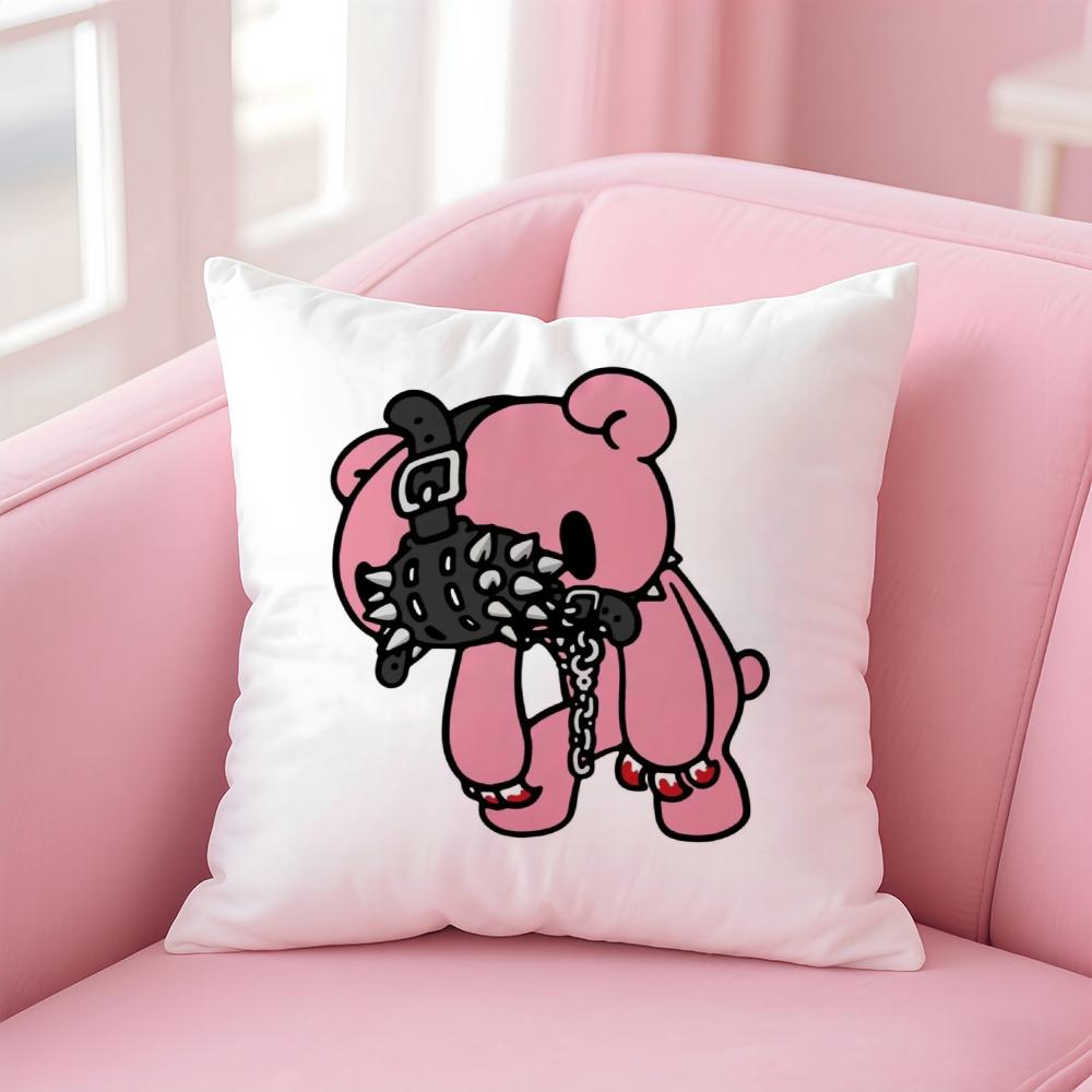 Cartoon G-GloomyS Bear Cushion Cover Home & Car Multi-Scene Pillow Cover - Reversible, Soft & Durable for Daily Use