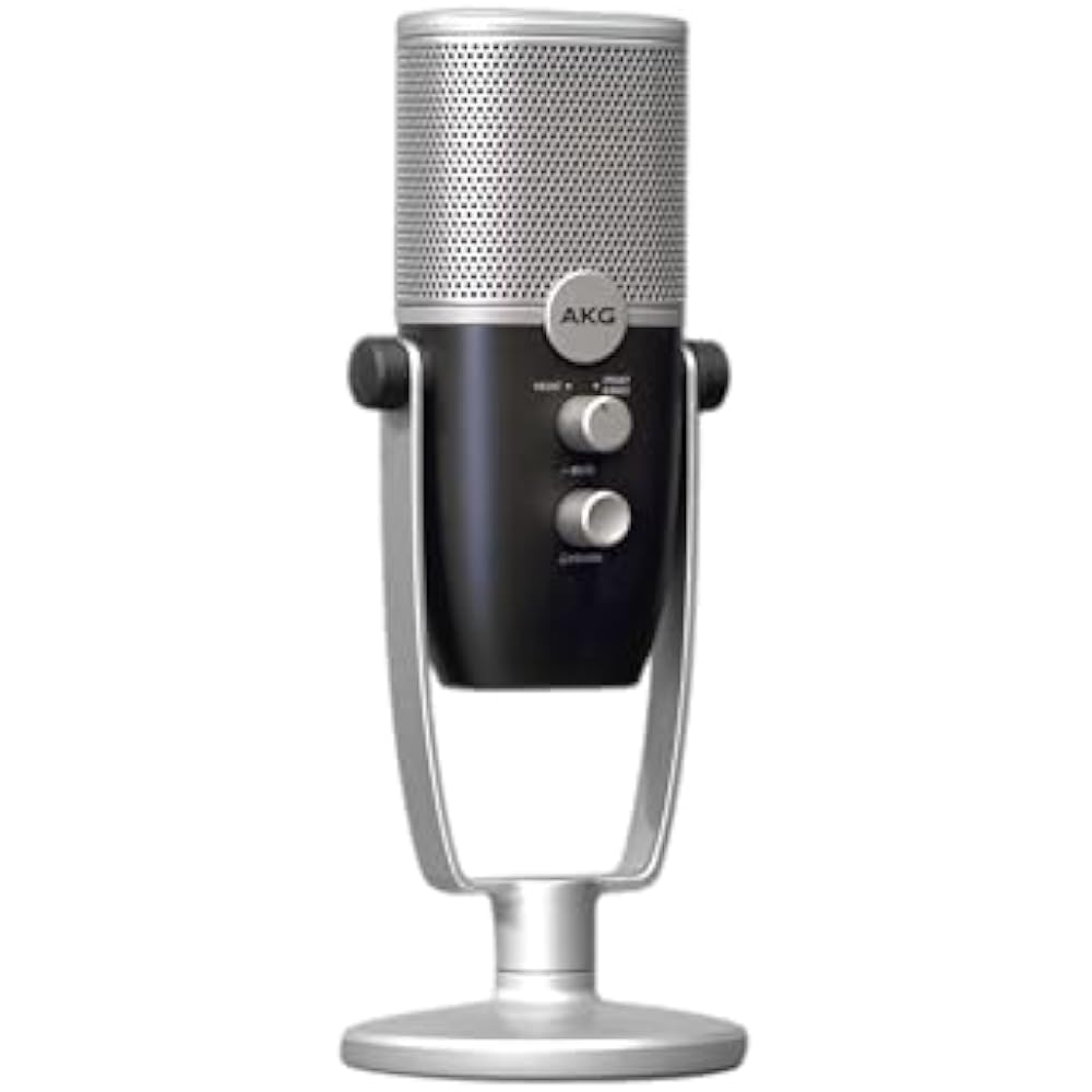 AKG Pro Audio Ara Professional USB-C Condenser Microphone Dual Pattern Audio Capture Mode for Pod...
