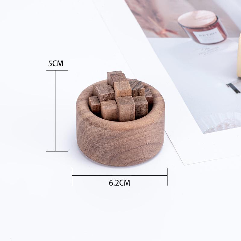 Black Walnut Aromatherapy Diffuser: Fireless Essential Oil Fragrance for Home or Bedroom