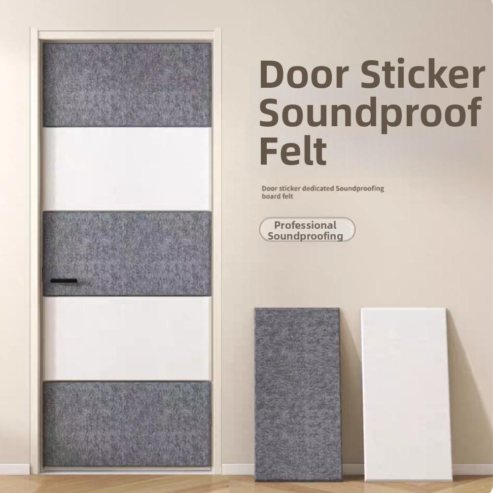 9mm Thickened Felt Board Wall Stickers 30x60cm Noise Reduction Self Adhesive Wall Mounted Sound Insulation Board