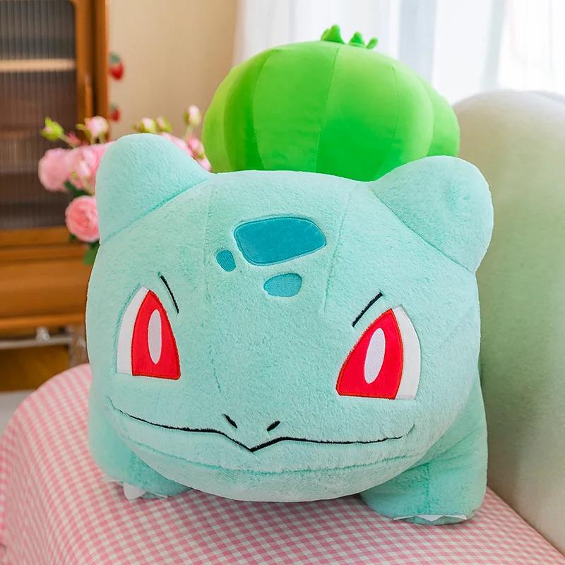 Soft Pokémon Bulbasaur Plush Toys Big Green Bulbasaur Doll Home Decor Cushion Cartoon Bulbasaur Pillow Birthday Gifts