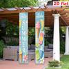 2D Flat, 2D Flat Banner Party Banner, 2pcs, 11.8*70.8 Inches/30*180cm, Material, Fresh Summer Theme Couplet Decoration, Summer Ice Cream Party, Pool P