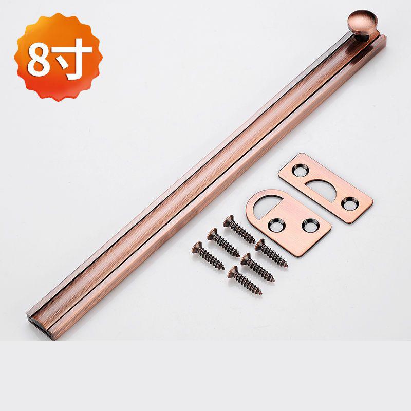 All-Copper Four-Color Universal Latch Security Sliding Door Lock Clear Chinese Latch Home Accessories