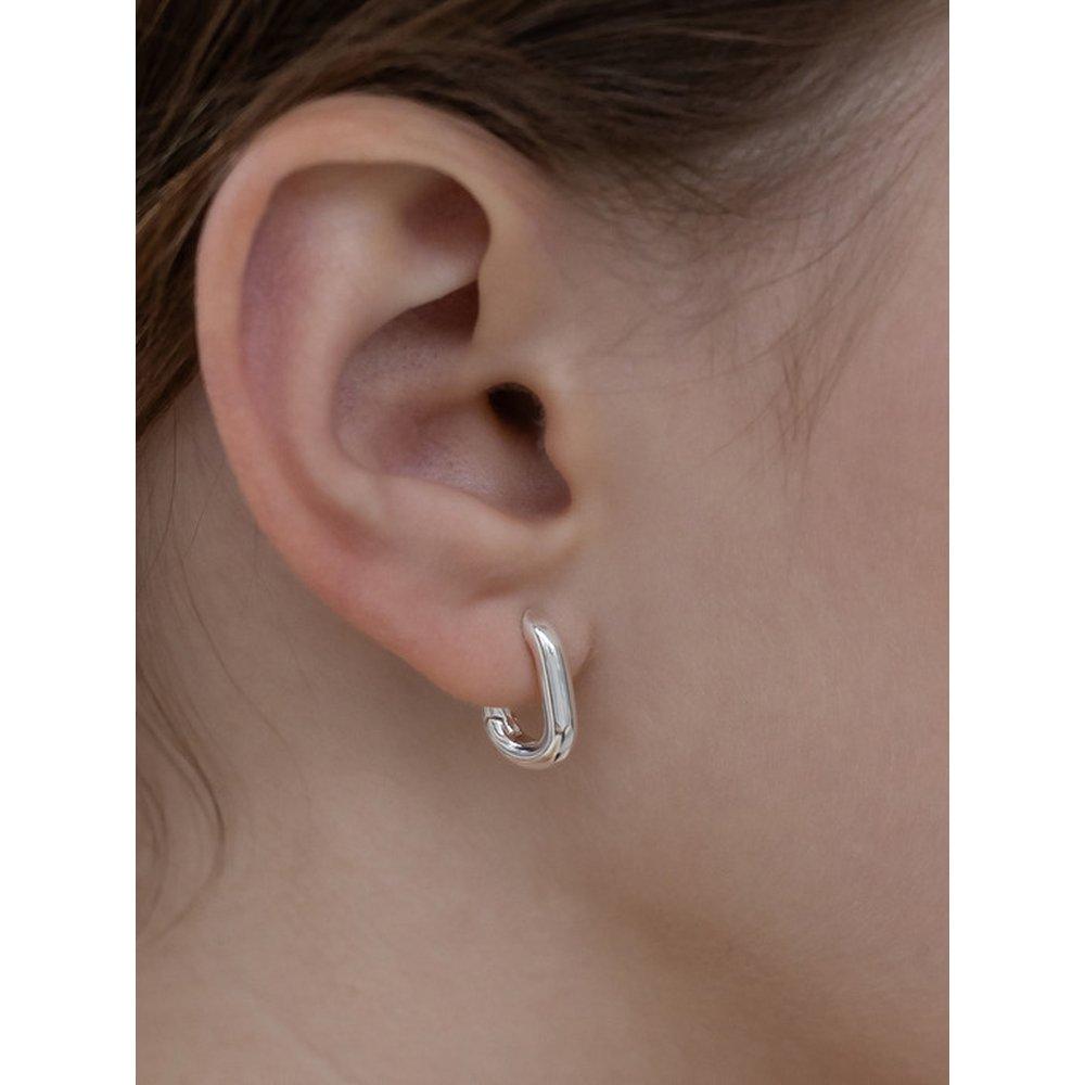 Arc Link Hoop Earrings Ec3170