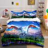 Winged Horse Scenic Landscape. Bedding Sets Duvet Cover Sets Duvet Covers Pillowcases(1 * Duvet Cover 2 * Pillowcases, Without Duvet Insert)