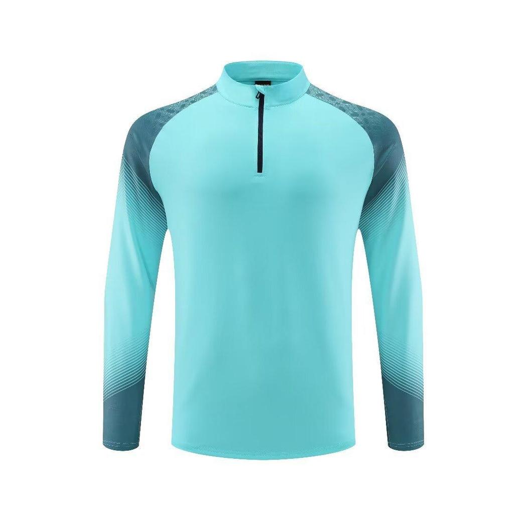 Unisex Autumn-Winter Football Training Half-Zip Jacket & Jersey Set