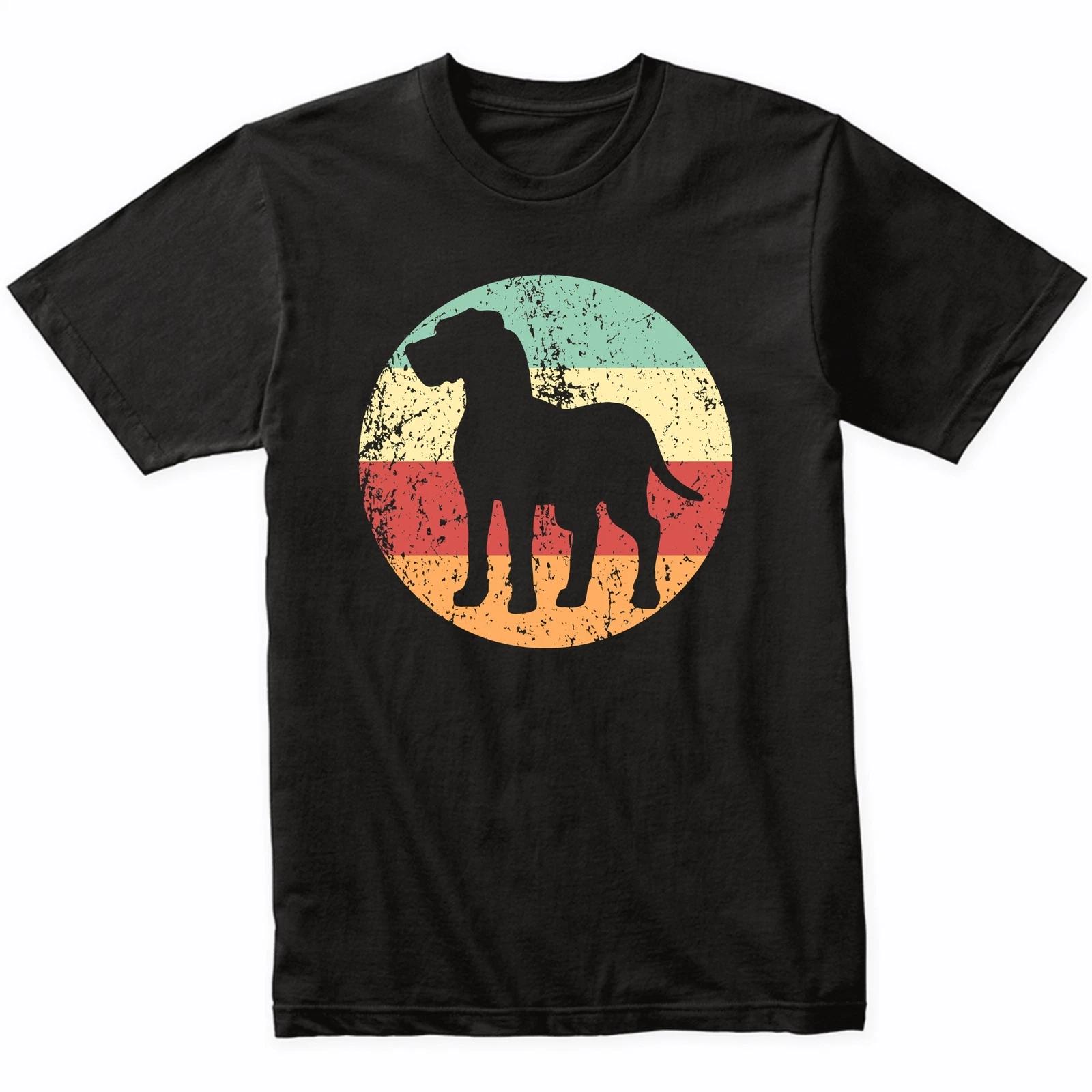 Retro Great Dane Dog Breed Icon T-Shirt - Retro Colors M