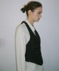 EN OR [Italy Fabric] Twiddle Halter Knit Vest - Brown