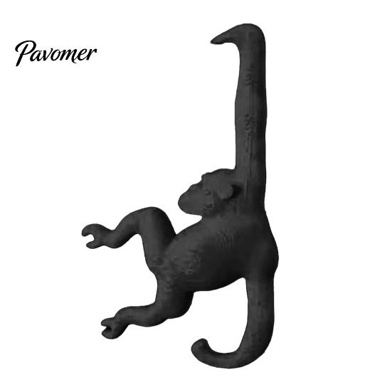 Small Object Organizer Monkey Banana Hook, 3D Printed Under Cabinet Kitchen Hanger Storage Funny Under Shelf Fruit Design Holder Hook for Bananas,