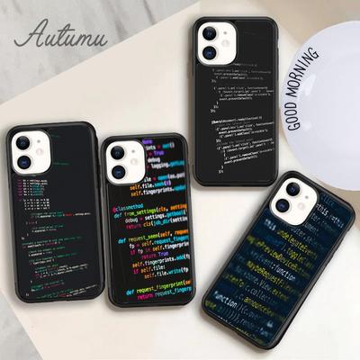 Function Computer Program Phone Case for iPhone 11 12 13 14 Pro Max Mini XR XS SE 2020 6S 7 8 Plus Samsung Galaxy S21 S22 Cover