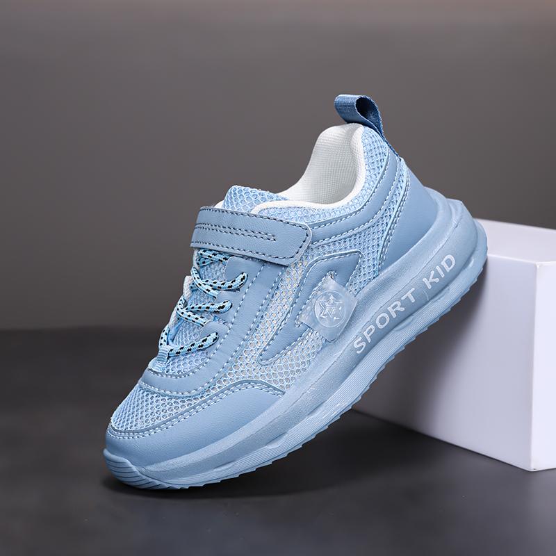 

Дитячі літні низькі дихаючі скейтбордичні кросівки Дитячі студентські трендові бігові спортивні хлопчики та дівчатка зручні гімнастичні кросівки 39 синій