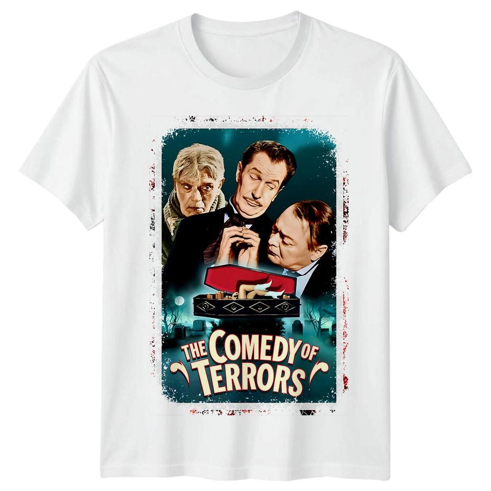 The Comedy Of Terrors 1964 Movie Poster Inspired Tshirt Retro Tee Unisex