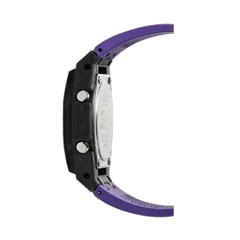 Casio Customized Watch Modified Series Luminous Waterproof Quartz Rubber Strap Men and Women Same Style Black Dial GA-2100-1A1