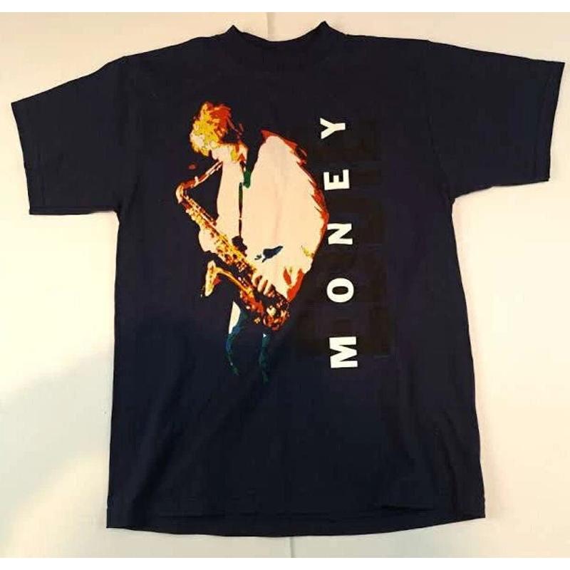 Eddie Money Auf der Bühne Schwarzes T-Shirt Baumwolle Alle Größen