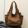 Handbag Foldable Large Capacity Tote Bag Washable Reusable Shopping Bag Casual Style Shoulder Bag for Household