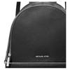 Michael Kors Adjustable Strap Leather Backpack Medium Unisex Backpack Black 35T5SM9M1L-BLACK