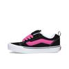 Knu Skool Dark Night Neon Slip Resistant Abrasion Resistant Low Top Skateboard Shoes Unisex Rose Red VN0009QC6BT1(Team613-)