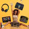 Outus 12 Pieces 80's Cassette Tape Party Decorations Retro 80's Cutouts Large Cassette Player Cutouts Headphones Radio for 1970s Party Posters Decor