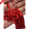 Handmade Chinese Knot Car Pendant with Double Rayon Tassels - Year of the Horse Design