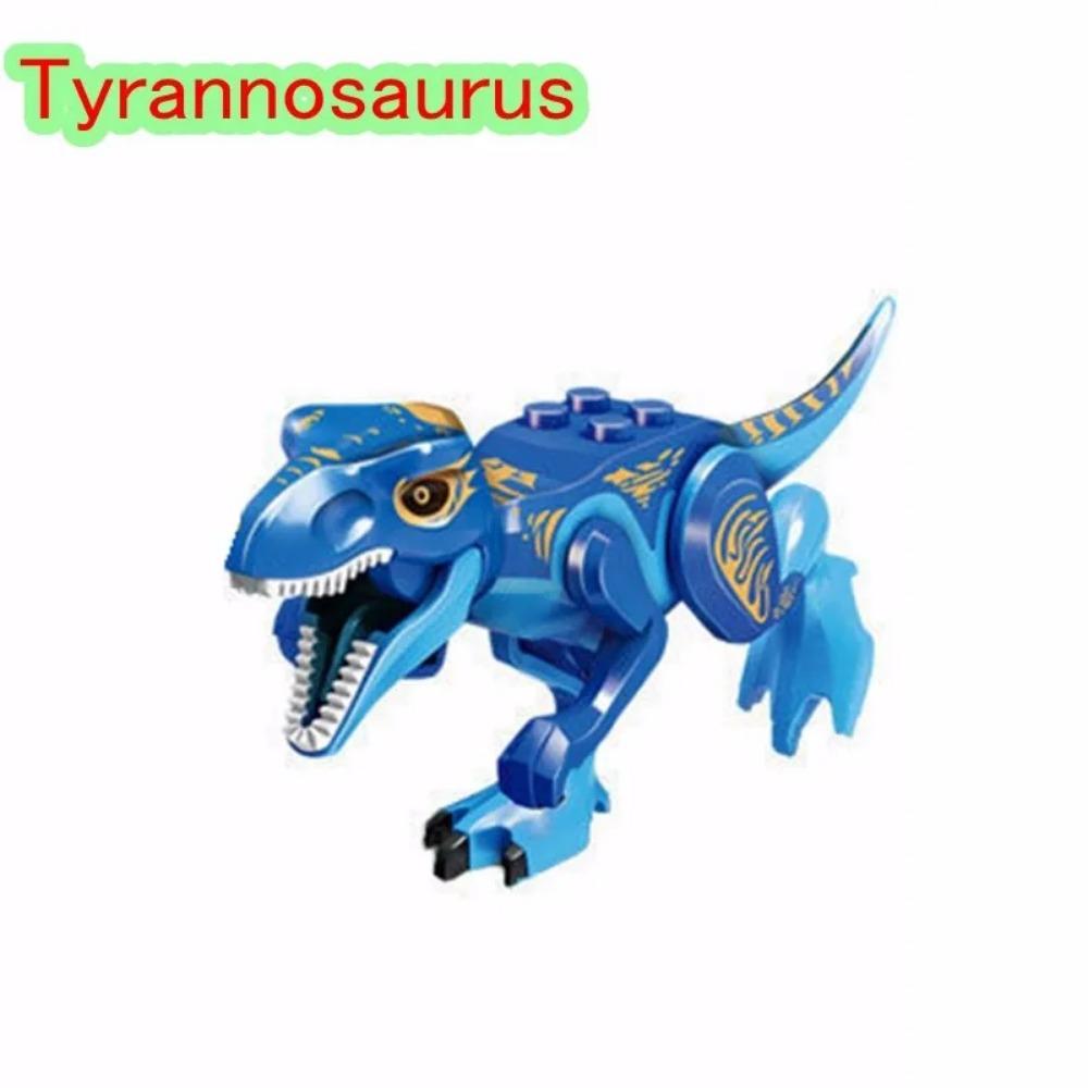 Locking Dinosaur Animals Tiger Leopard Polar Bear Elephant Shark Black Camel Building Blocks Toys For Children Animal Locking
