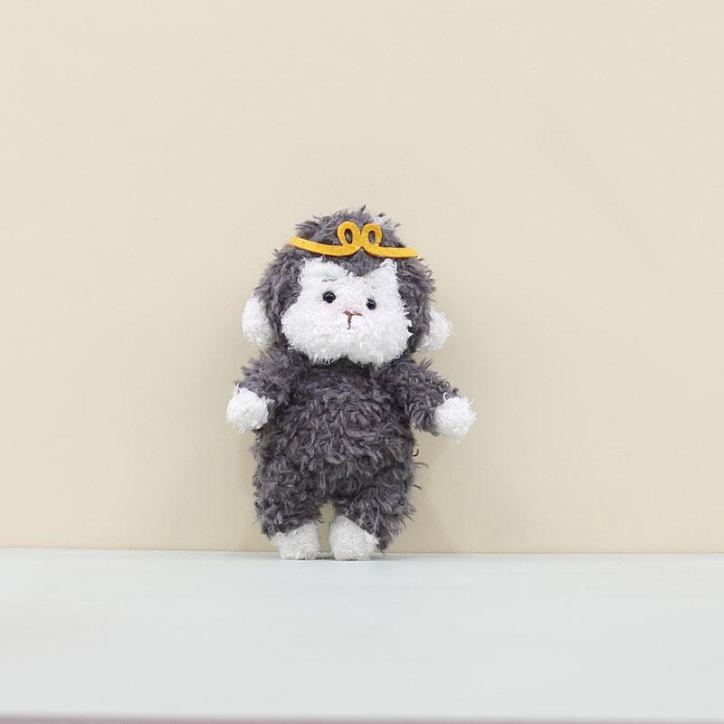 Adorable Cute Monkey Plush Toy Keychain Doll For Bags And Backpacks 16cm Size