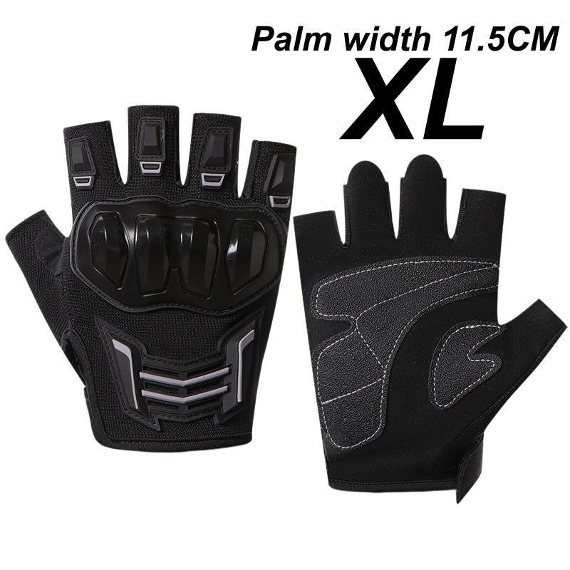 Half Finger Cycling Riding Gloves for Men Waterproof Breathable Protective Anti-Slip Gloves for Outdoor Sports Camping
