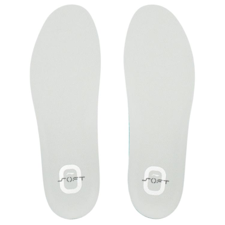Li Ning Brand Logo Sponge Insole Men Insoles Off-White Ice-Porcelain-Green Black AQAV033-1