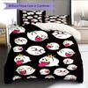 Boo Mario Pattern Bedding Home Decoration Birthday Gift ( 1 Duvet Cover + 2 Pillowcase, Without Core),fan Merchandise.