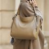 Leather Women's Bag, Soft Handbag, Laid-back Style, Large Capacity, Daily Commuting Women's Single-shoulder Bag, Tote Bag