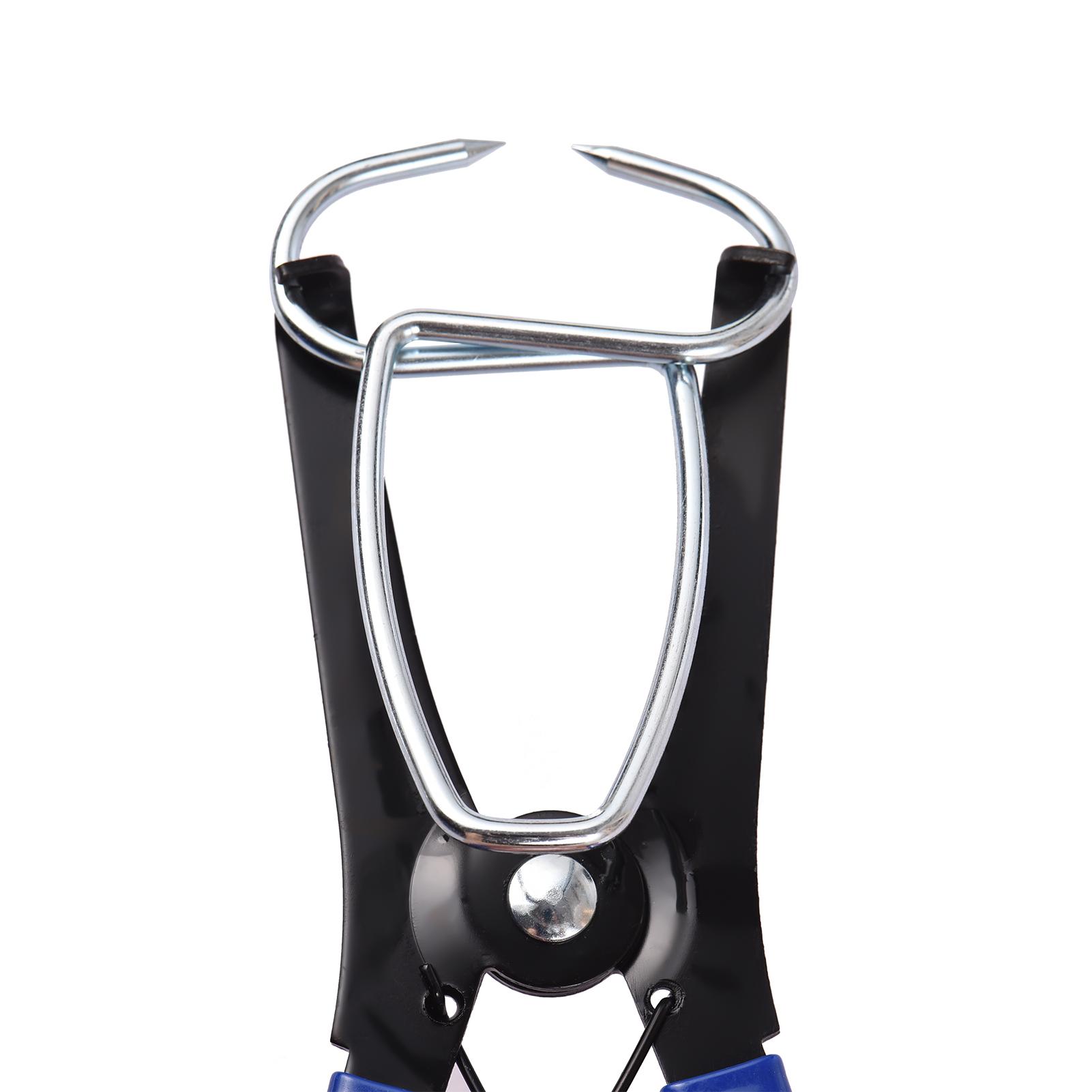 

Spring Clamp Pliers with 10 Miter Clamps Woodworking Tool Miter Pliers and Clips for Frames Moldings Wooden Composite синий