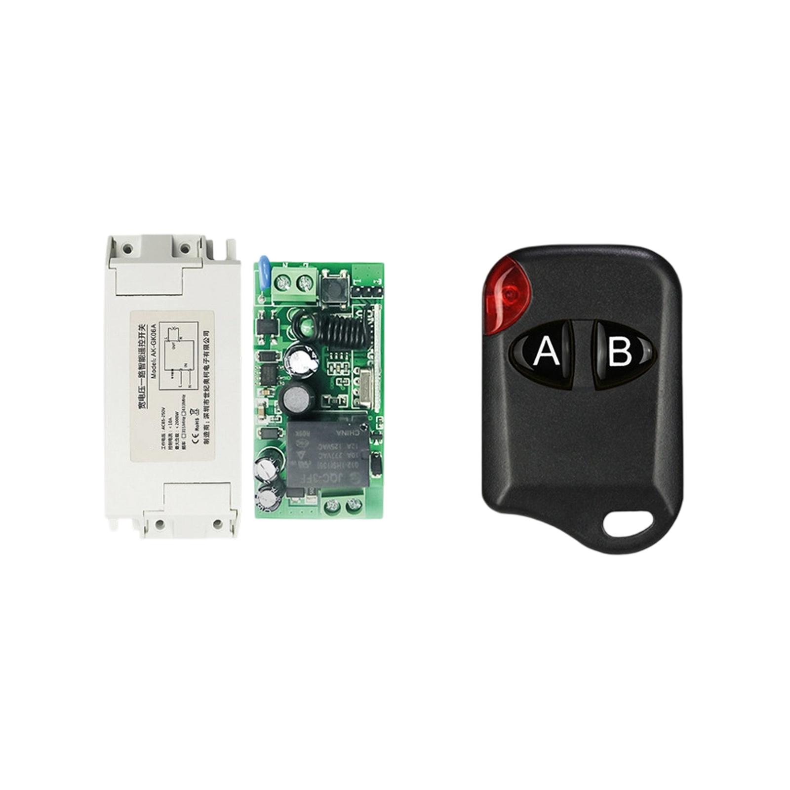 

1 Set Multiple Pairing ABS Remote Switching Programmable Software Portable Design Compatibility With Garage Door Lighting жёлтый