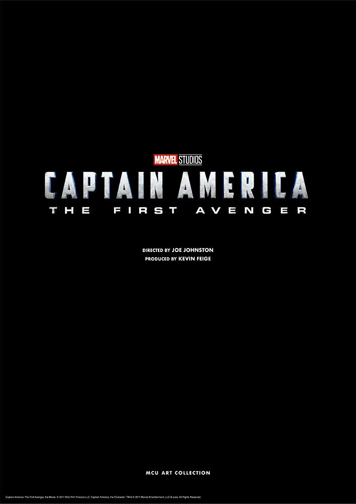 Captain The First Avenger MCU Art Collection America (Blu-ray)