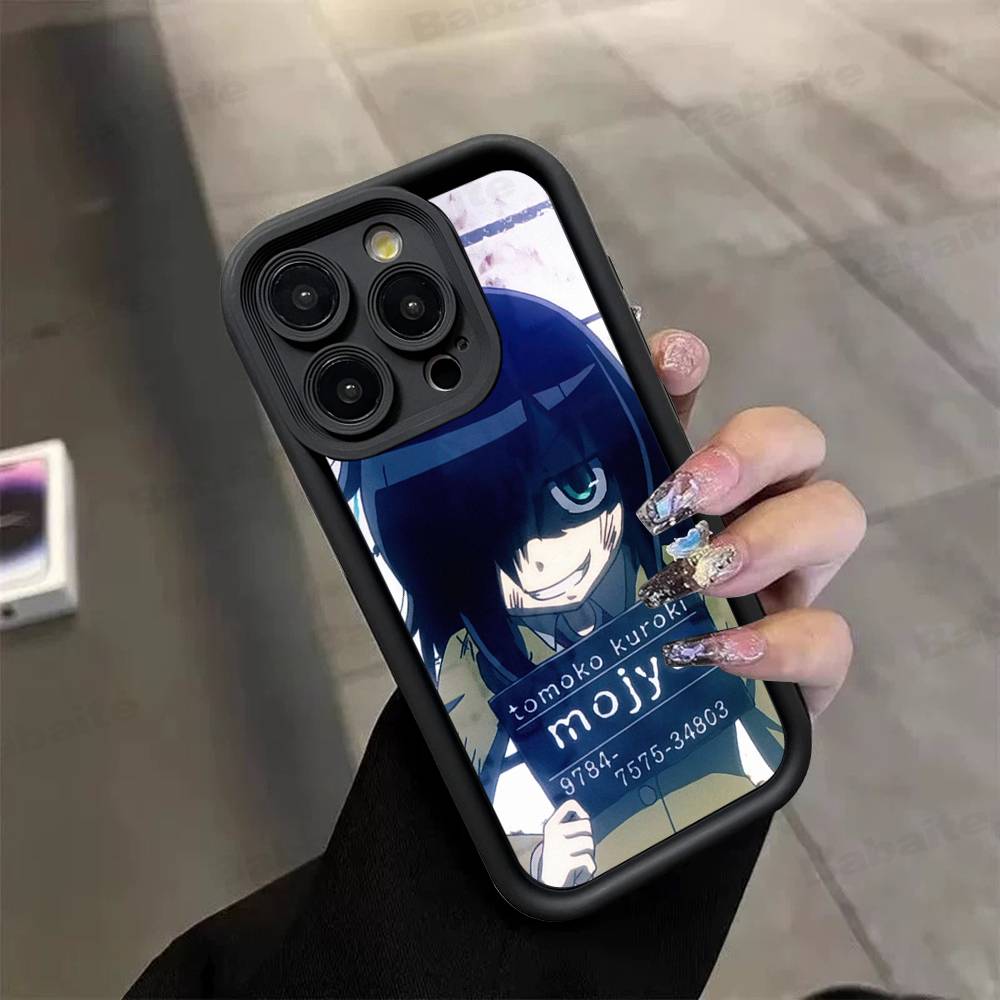 Watamote K-Kuroki T-Tomoko For IPhone 17 Pro Max 13 16 15 11 12 14 Plus Shockproof Soft Phone Cover
