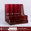 Retro Multi-Layer Pen Holder & A4 File Organizer for Desk