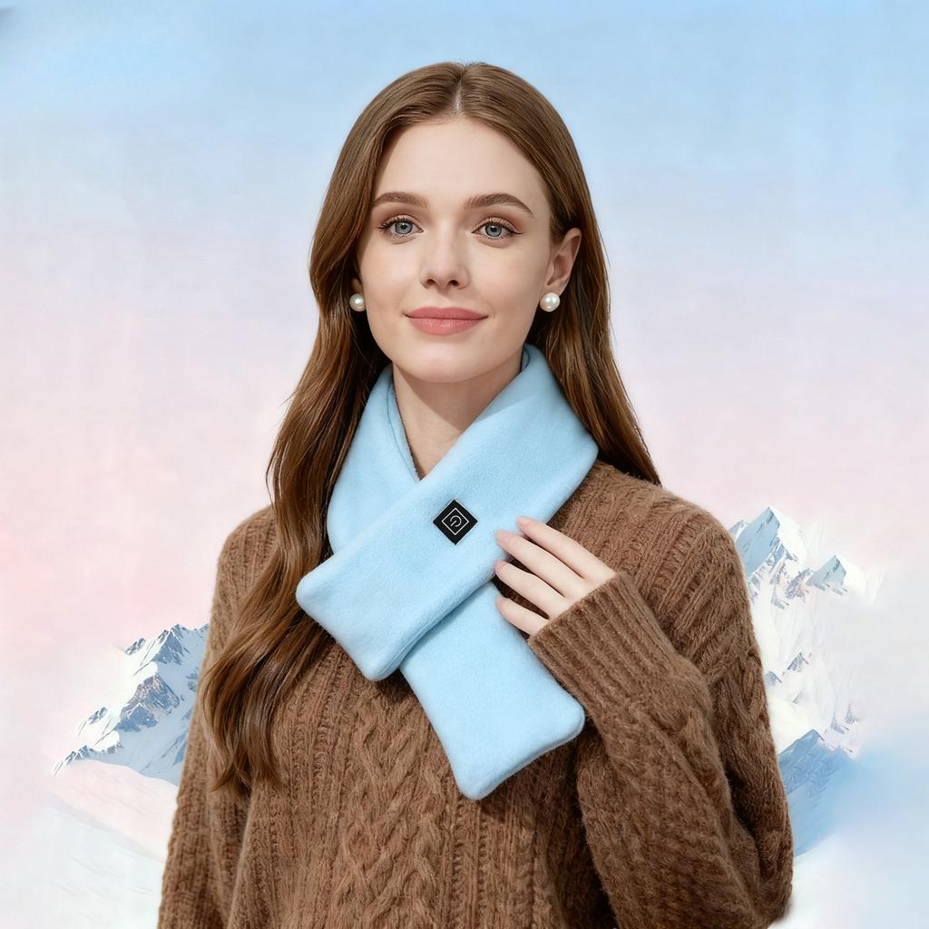 Electric Scarf, Smart Usb Charging Heating Scarf, Winter Electric Heating Scarf, Shoulder Pads and Neck Warmers Home Heaters