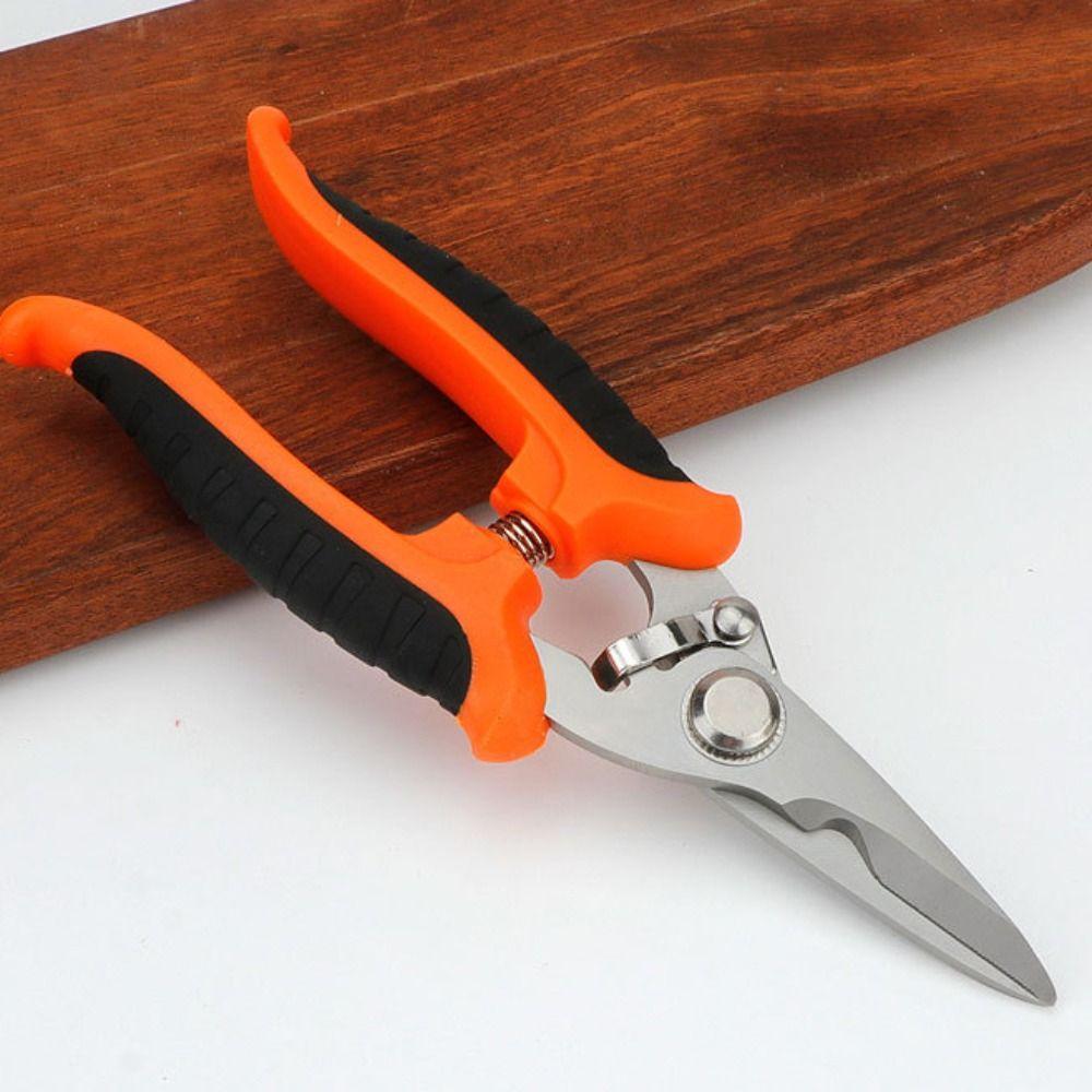 Stainless Steel Manually Shears Multifunction Electrician Wire Cutters Portable Cable Scissors