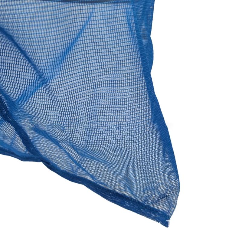 Convenient Pool Leaf Net Catcher with Blue Mesh Aluminum Handle Skimmer Swimming Pool Cleaning Tool Accessories