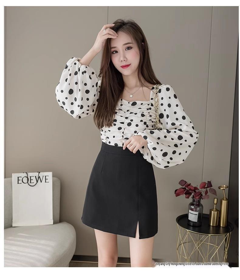 White High Waist A-Line Midi Skirt - Women's Summer Bodycon Pencil Skirt