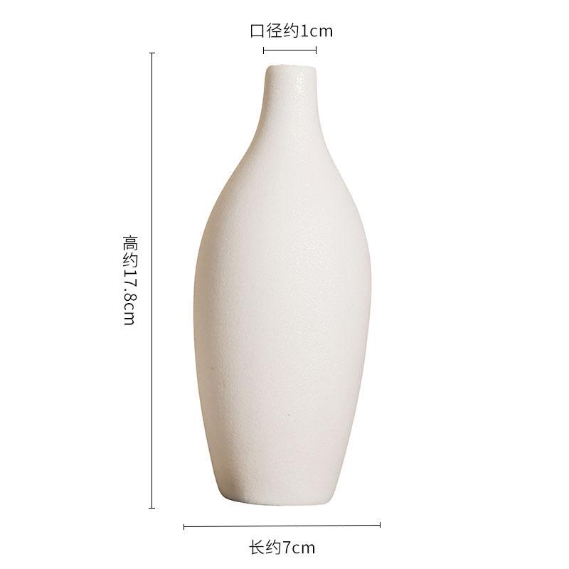 Ceramic Vase Morandi Vase Dry Flower Arranger Living Room TV Cabinet Table Decoration Ceramic Soft Decoration Home Acessories