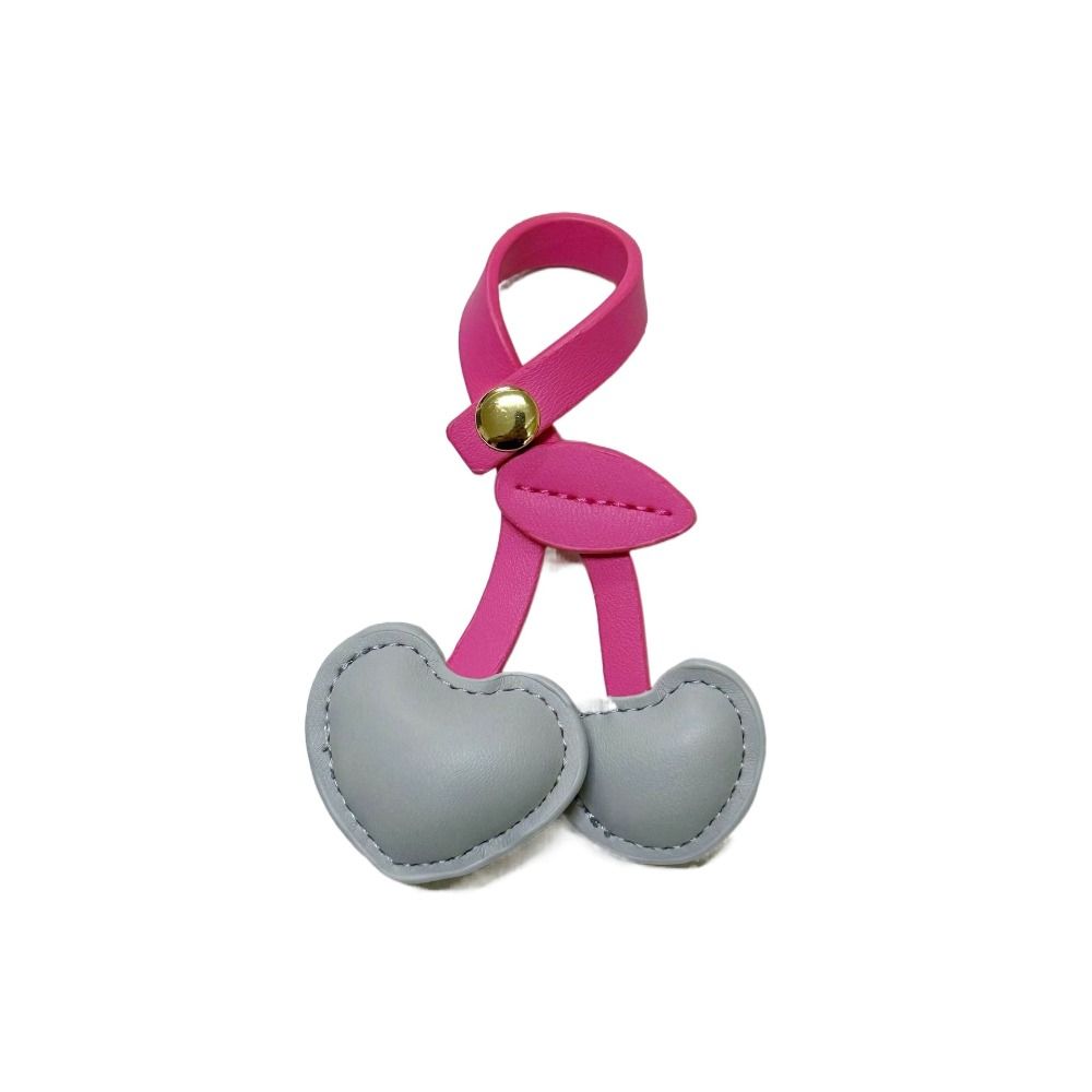 Love PU Leather Hanger PU Leather Bag Pendant Trendy Keychain  Bag Ornament