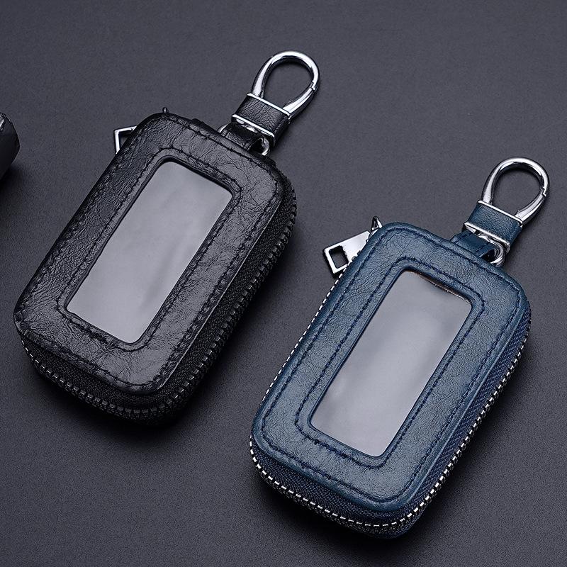 PU Leather Keychain Men Women Key Holder Organizer Pouch Fashion Car Key Wallet Housekeeper Key Case Mini Card Bag