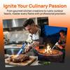 Camping Baking Barbecue Gas Torch Head Welding Fire Maker Lighter Butane Burner Flame Metal Flame WeldingTorch Lighter Heating