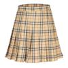 Fabric Womens/Ladies Polyester Checked Pleated Skort