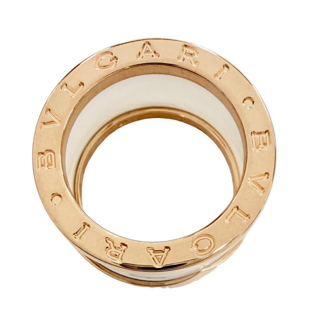 Excellent BVLGARI Ring Bee zero one ring Pink gold AU750 Women CV32932 Used