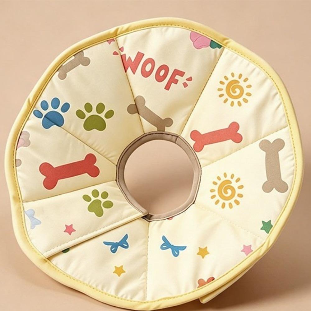 Adjustable Pet Elizabethan Collar Breathable Cat Recovery Collar Pet Cone Collar Cat Dog