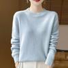 Svetr pro ženy Podzim Zima Zesílený Pulovr Teplý Jednobarevný Pružný Dlouhý Rukáv Oversize Svetr Topy