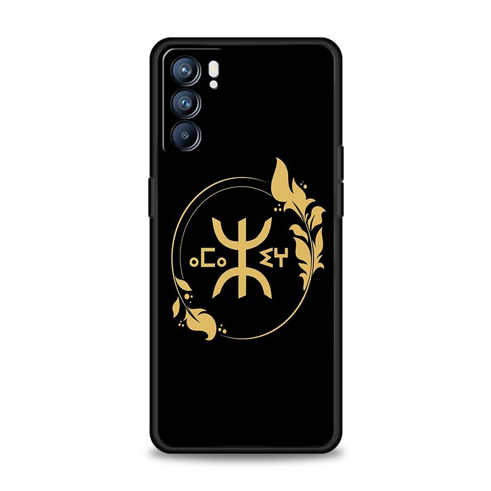 Case For Oppo Find X6 Pro X5 A54 A53 A52 A9 A15 A95 A17 A16 A76 A74 A57 A31 Reno8 Reno7 Reno6 Pro 5G Cover Amazigh Berber Flag