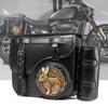 1 Pair Over Saddles Bags Motorcycle Tool Bag Travel Luggage Storage Bag Motorbike Retro Style Saddlebag Side Bag Pouch