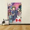 SA Special A Class Anime Tapestry School Uniform Group Poster Wall Hanging Otaku Bedroom Decor Flat Print